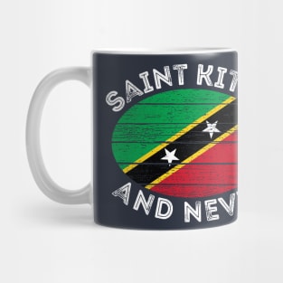 Saint Kitts and Nevis Roots Flag Mug